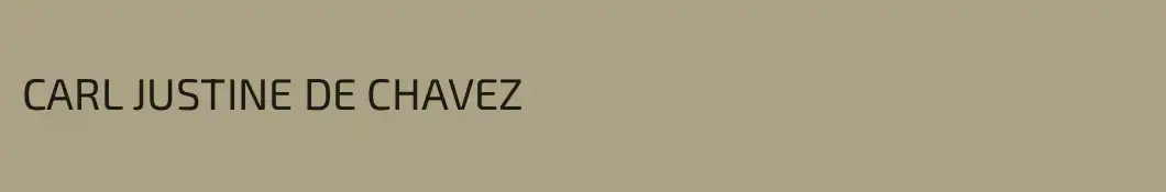 CARL JUSTINE DE CHAVEZ